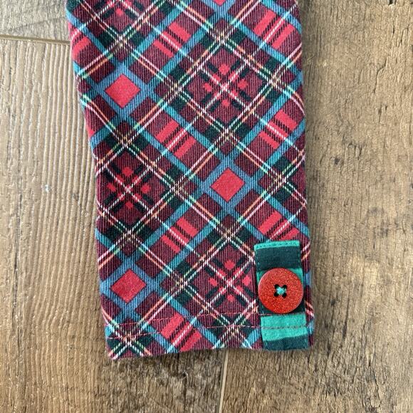 MATILDA JANE In The Present Leggings Girls Size 6 Plaid Christmas Holiday Pants - Picture 3 of 6